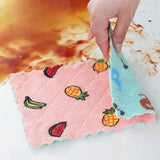 10-Pieces: Reusable Dish Cellulose Sponge Cloths