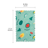 10-Pieces: Reusable Dish Cellulose Sponge Cloths