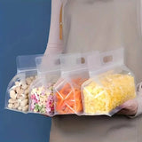 10-Pieces: Reusable Silicone Leakproof Food Storage Bags