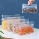10-Pieces: Reusable Silicone Leakproof Food Storage Bags