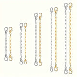 10-Pieces: Stainless Steel Chain Extender