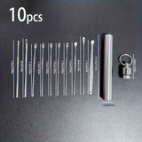 10-Pieces: Stainless Steel Ear Wax Removal Tool Set