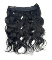 100% Human Hair Vip Brand BandX Halo  Body Wave 18'' with Clip