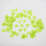 100-Pieces: Luminous Glow in the Dark Star Wall Stickers