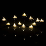 100-Pieces: White LED Candle Tea Light