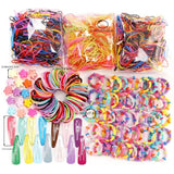 1000-Piece Set: Colorful Hair Ties Set Hair Scrunchies for Women