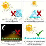 1000-Pieces: Luminous Glowing Stones for Garden, Plants, Aquarium & More