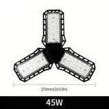 10000LM Super Bright 3 Leaf LED Garage Light Bulbs