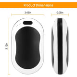 10000mAh Power Bank Rechargeable Pocket Warmer Double-Sided Heating