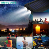 10000mAh Solar Power Bank External Battery Pack