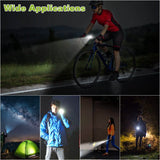 1000LM Bike Front Light Rechargeable Handlebar Head Light with 6 Lighting Modes