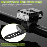 1000LM Bike Front Light Rechargeable Handlebar Head Light with 6 Lighting Modes