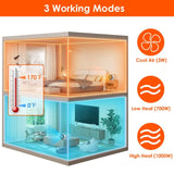 1000W Electric Space Heater Fan