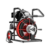 [100FTX3/8"] Electric Sewer Drain Cleaner Snake Clog Machine W/ Cutter (SAK53785)