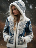 3D Digital Print Fashionable Retro New Zip-Up Hoodie For FallWinter