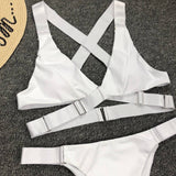 Sexy Adjustable Buckle Bandage Vevlet Bikini 2026 Women Swimsuit Female Bikinis Swimwear Two Pieces Bikini set Bathing Suit Swim