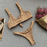 V-Bar Underwired Polka Dot Bikini 2025 Women Swimsuit Female Swimwear Two Pieces Bikini Set Ribbed High Cut Bathing Suit Swim