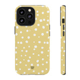 MUTED YELLOW DOTS | Tough Phone Case
