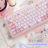 Sweet Cotton Candy Original Key Cap Personality Fit Mechanical Keyboard