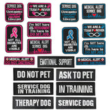 Pet Dog Accessories Embroidered Velcro New Pet Clothing Decorative Sticker Computer Embroidery Chapter