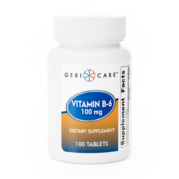 Geri-Care Vitamin B-6 Supplement, 100 mg