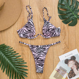 Sexy Push Up Underwired V-bar Bikini Women Swimsuit Female Swimwear Two-pieces Bikini set Micro Thong Bathing Suit Swim Lady
