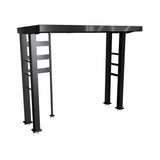 Castelle Flame Blaze 108-Inch 6-Burner 85K BTU Deluxe Stainless Steel Liquid Propane Outdoor Kitchen Grill Island With Wine Cooler, Rotisserie, Cabinets, And Granite Countertops (SAK58310)