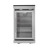 Castelle Flame Blaze 108-Inch 6-Burner 85K BTU Deluxe Stainless Steel Liquid Propane Outdoor Kitchen Grill Island With Wine Cooler, Rotisserie, Cabinets, And Granite Countertops (SAK58310)