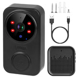 1080P WiFi Security Doorbell Camera 2-Way Audio Free Cloud Storage