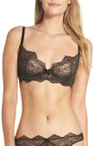 Dita Von Teese Metallic-Lace Underwire Bra