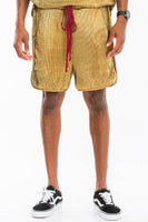 METALLIC FLICK SHORTS