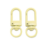 10Pcs/Lot Colorful Alloy Snap Lobster Clasp Hooks Keychain Findings for DIY Key Chain Necklace Bracelet Supplies Wholesale
