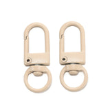 10Pcs/Lot Colorful Alloy Snap Lobster Clasp Hooks Keychain Findings for DIY Key Chain Necklace Bracelet Supplies Wholesale