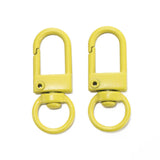 10Pcs/Lot Colorful Alloy Snap Lobster Clasp Hooks Keychain Findings for DIY Key Chain Necklace Bracelet Supplies Wholesale