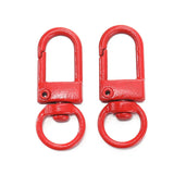 10Pcs/Lot Colorful Alloy Snap Lobster Clasp Hooks Keychain Findings for DIY Key Chain Necklace Bracelet Supplies Wholesale
