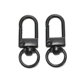 10Pcs/Lot Colorful Alloy Snap Lobster Clasp Hooks Keychain Findings for DIY Key Chain Necklace Bracelet Supplies Wholesale