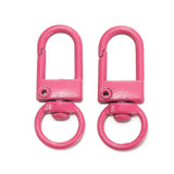 10Pcs/Lot Colorful Alloy Snap Lobster Clasp Hooks Keychain Findings for DIY Key Chain Necklace Bracelet Supplies Wholesale