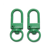 10Pcs/Lot Colorful Alloy Snap Lobster Clasp Hooks Keychain Findings for DIY Key Chain Necklace Bracelet Supplies Wholesale