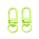 10Pcs/Lot Colorful Alloy Snap Lobster Clasp Hooks Keychain Findings for DIY Key Chain Necklace Bracelet Supplies Wholesale