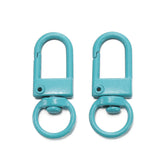 10Pcs/Lot Colorful Alloy Snap Lobster Clasp Hooks Keychain Findings for DIY Key Chain Necklace Bracelet Supplies Wholesale