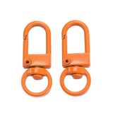 10Pcs/Lot Colorful Alloy Snap Lobster Clasp Hooks Keychain Findings for DIY Key Chain Necklace Bracelet Supplies Wholesale