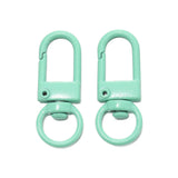 10Pcs/Lot Colorful Alloy Snap Lobster Clasp Hooks Keychain Findings for DIY Key Chain Necklace Bracelet Supplies Wholesale