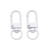 10Pcs/Lot Colorful Alloy Snap Lobster Clasp Hooks Keychain Findings for DIY Key Chain Necklace Bracelet Supplies Wholesale