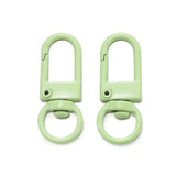 10Pcs/Lot Colorful Alloy Snap Lobster Clasp Hooks Keychain Findings for DIY Key Chain Necklace Bracelet Supplies Wholesale
