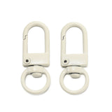 10Pcs/Lot Colorful Alloy Snap Lobster Clasp Hooks Keychain Findings for DIY Key Chain Necklace Bracelet Supplies Wholesale