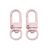 10Pcs/Lot Colorful Alloy Snap Lobster Clasp Hooks Keychain Findings for DIY Key Chain Necklace Bracelet Supplies Wholesale