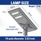 100 W 200W Commercial solar street light-Stay on