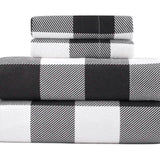 4-Piece: Kathy Ireland 100% Turkish Cotton Flannel Sheet Set