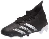 adidas Firm Ground Predator Freak .3 Soccer Shoe (boys) Black/White/Black 12 Little Kid