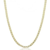 10K Solid Yellow Gold 2.5mm Marina Chain - Assorted Sizes